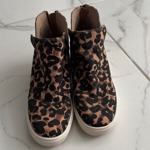 Leopard Print Ankle Boots